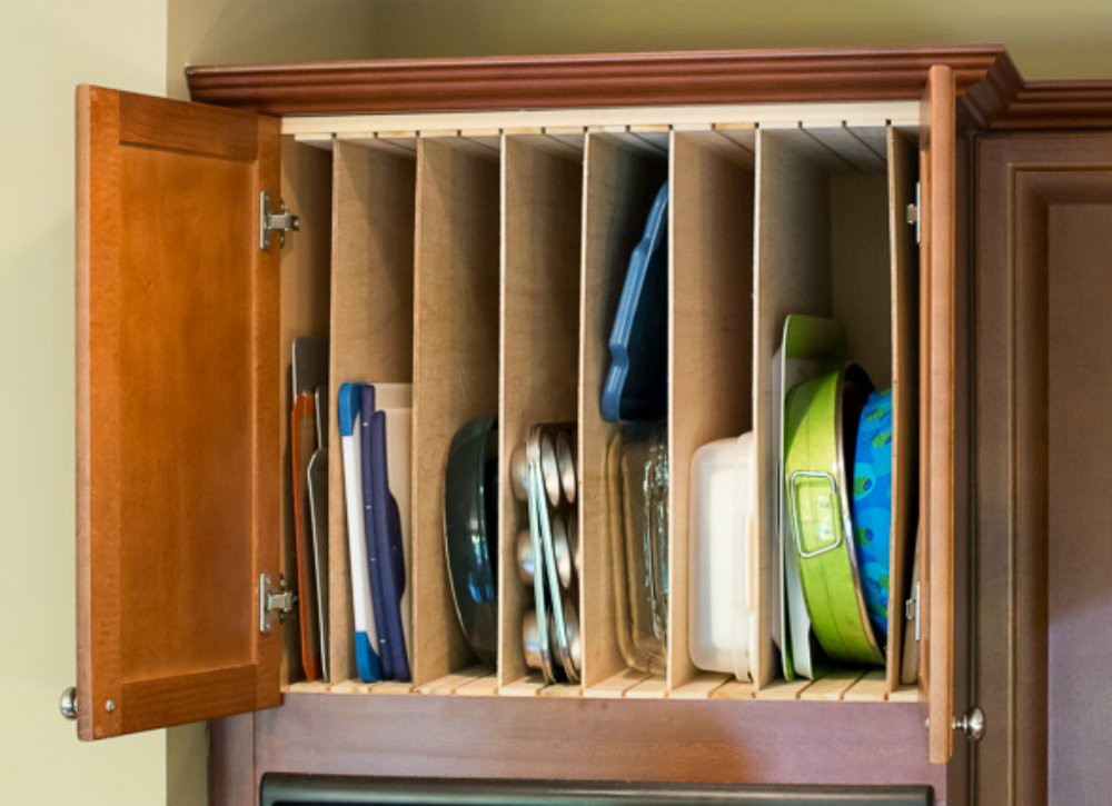Kitchen Cabinet Dividers
 DIY Organization 11 Clutter Busting DIYs Bob Vila