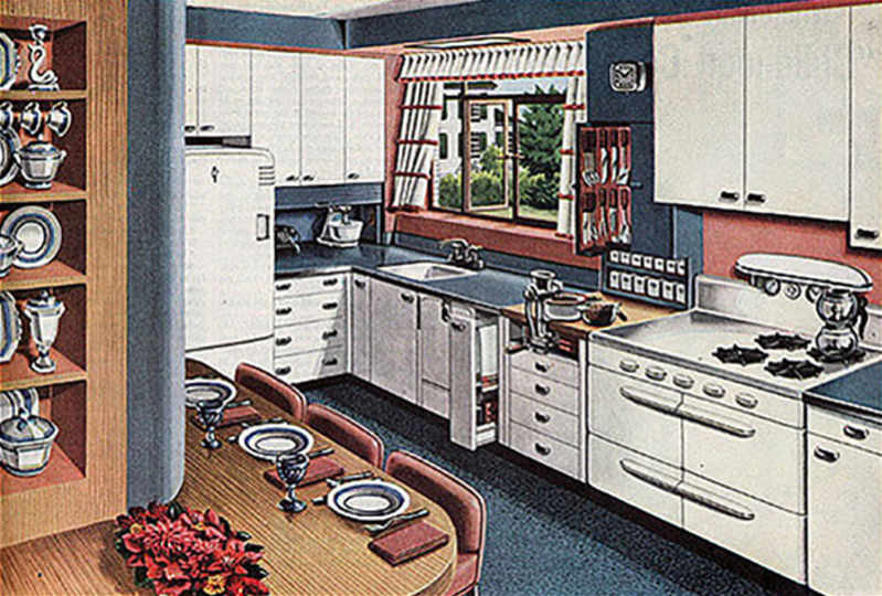Kitchen Cabinet History
 A Brief History of Kitchen Design from the 1930s to 1940s