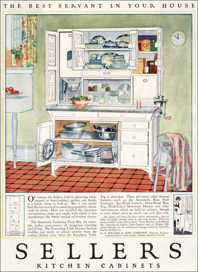Kitchen Cabinet History
 A Brief History of Kitchen Design from 1900 to 1920