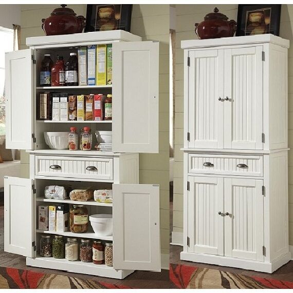Kitchen Cabinet Storage
 Tall Kitchen Pantry Storage Cabinet Utility Closet