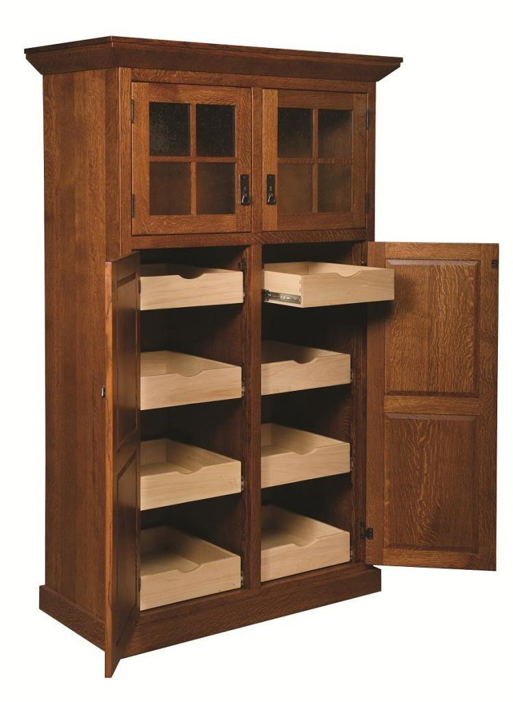 Kitchen Cabinet Storage Unit
 Oak Kitchen Pantry Storage Cabinet Home Furniture Design
