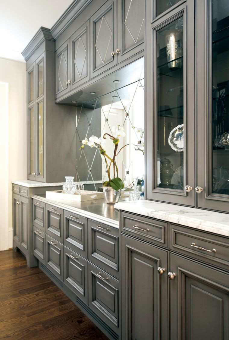 Kitchen Cabinets Design Ideas
 17 Superb Gray Kitchen Cabinet Designs