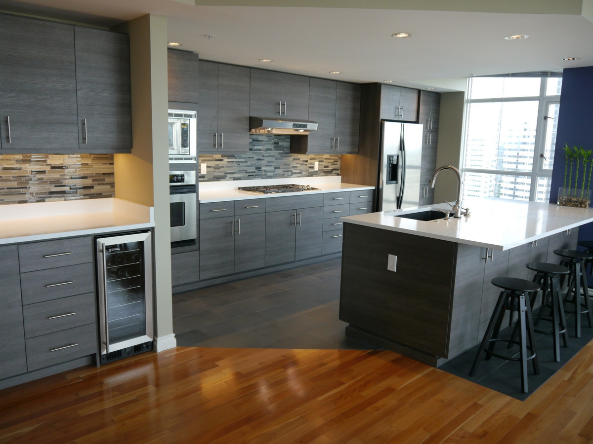 Kitchen Cabinets Seattle
 Seattle Condo Modern Kitchen Reface