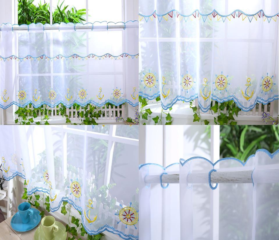 Kitchen Cafe Curtains
 Kitchen Voile Cafe Net Curtain Panel 25 NEW Designs 12
