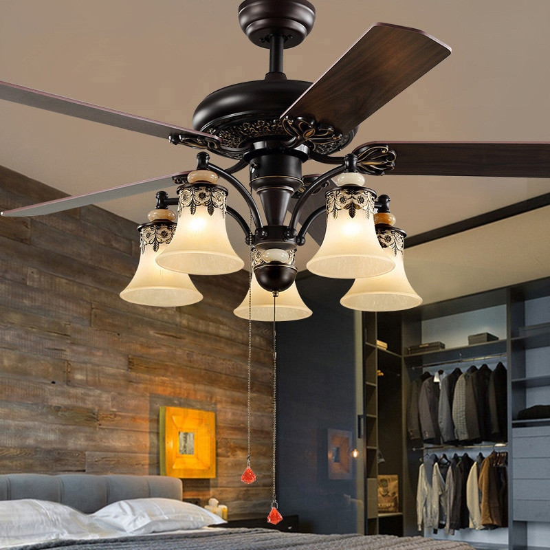 Kitchen Ceiling Fan With Light
 Vintage ceiling fan with light Living room Kitchen Dining