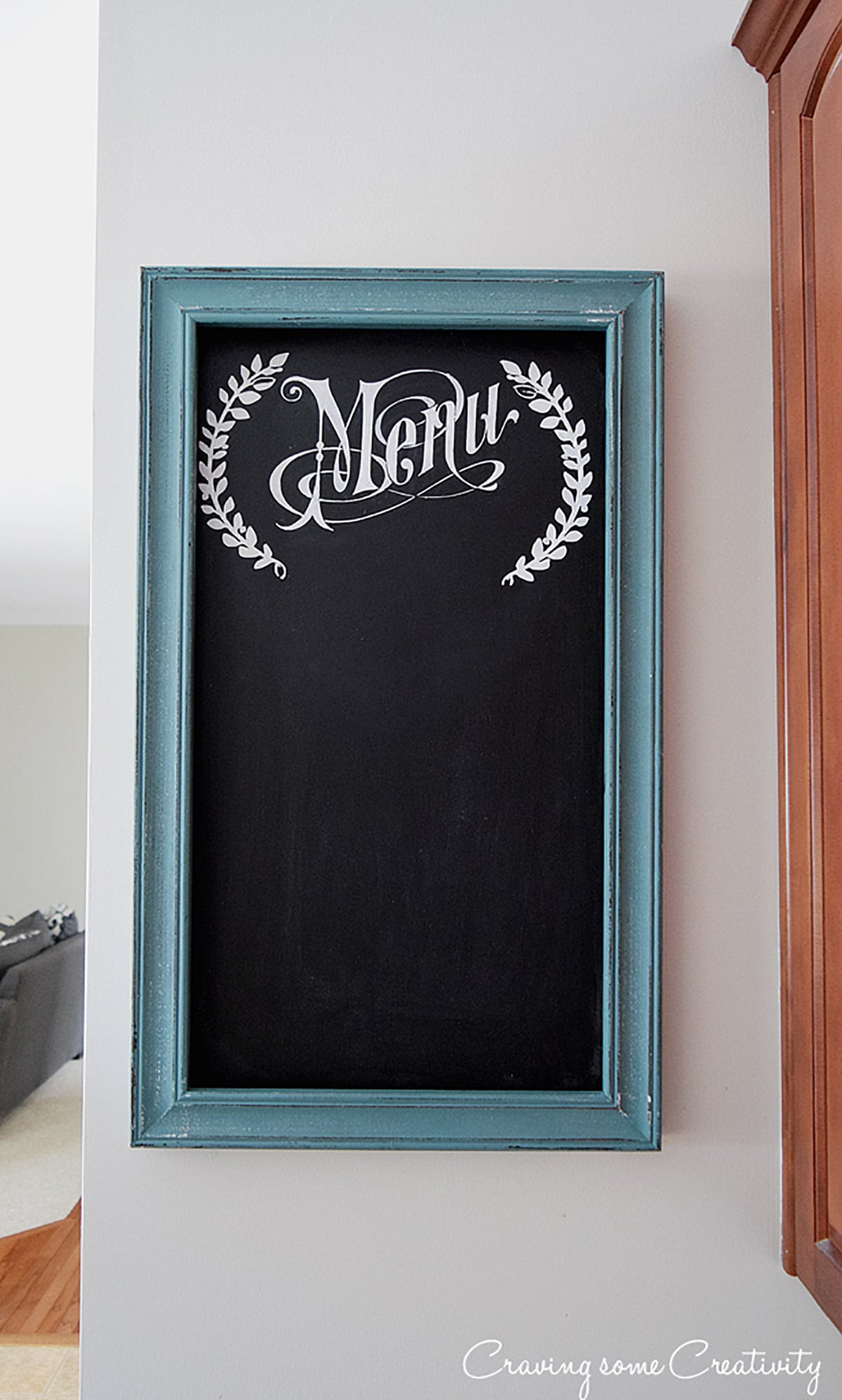 Kitchen Chalkboard Wall Ideas
 How to Paint a Chalkboard Menu for the Kitchen Wall