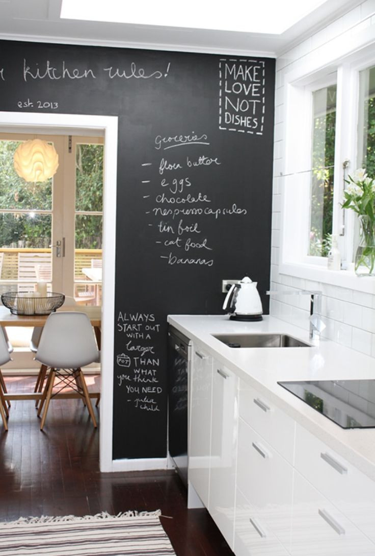 Kitchen Chalkboard Wall Ideas
 35 Creative Chalkboard Ideas For Kitchen Décor
