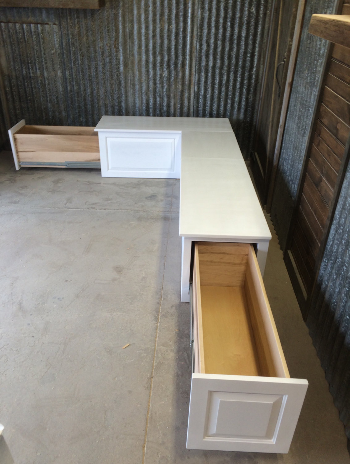 Kitchen Corner Bench With Storage
 Banquette Corner Bench Seat with Storage Drawers