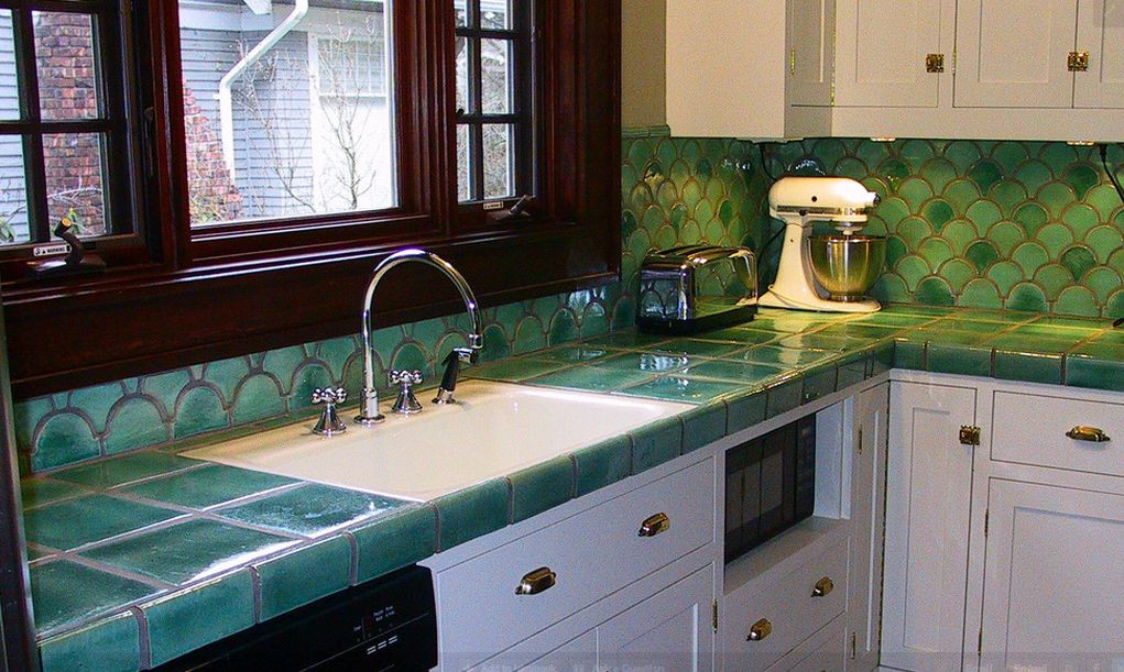 Kitchen Counter Tile Unique Tile Countertops Make A Eback – Know Your Options
