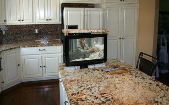 Kitchen Countertop Tv
 64 best Small TV for Kitchen images on Pinterest