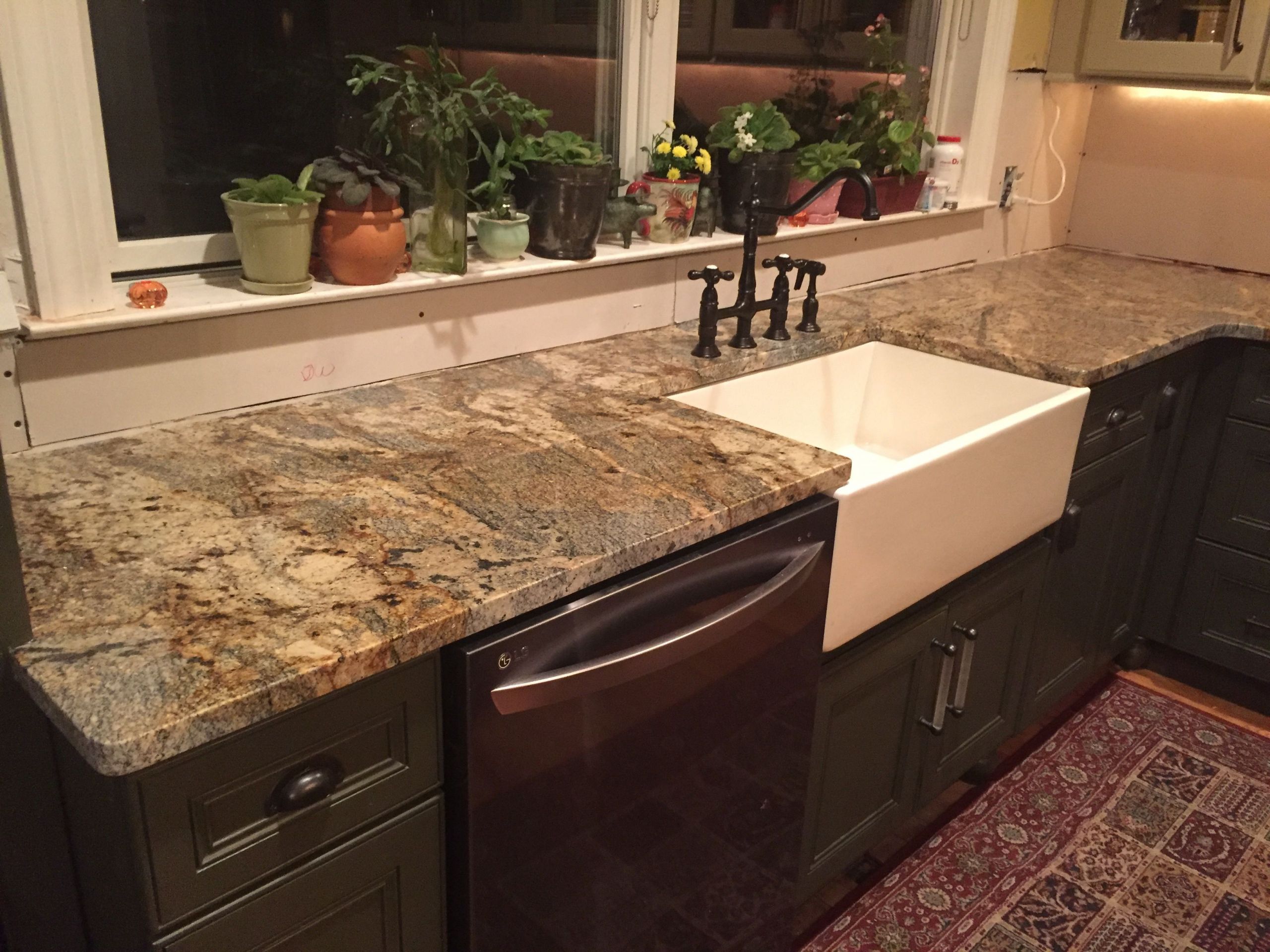 Kitchen Countertops Lowes
 New granite countertop Lapidus Gold Lowe s Sensa lowes