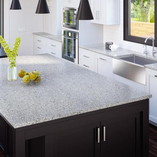 Kitchen Countertops Lowes
 allen roth Tabernas Rock Granite Kitchen Countertop