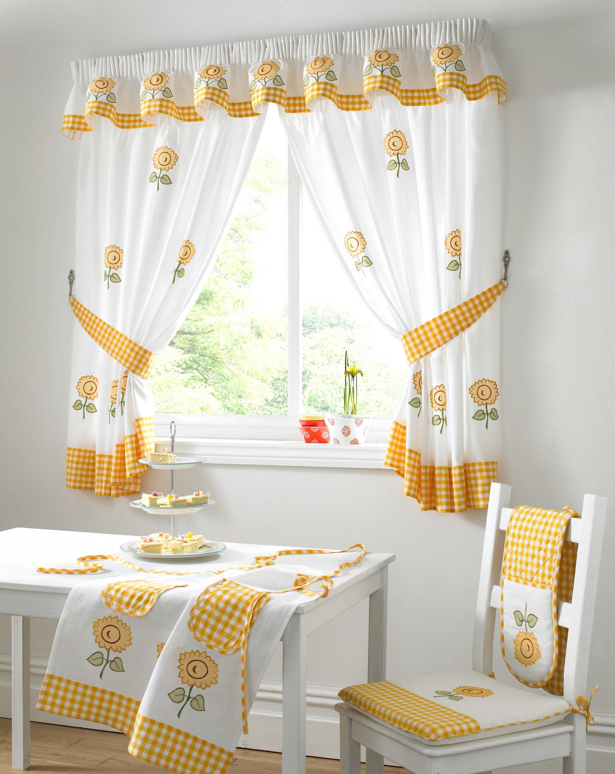 Kitchen Curtains And Valances
 How to Choose Curtains for Small Windows MidCityEast