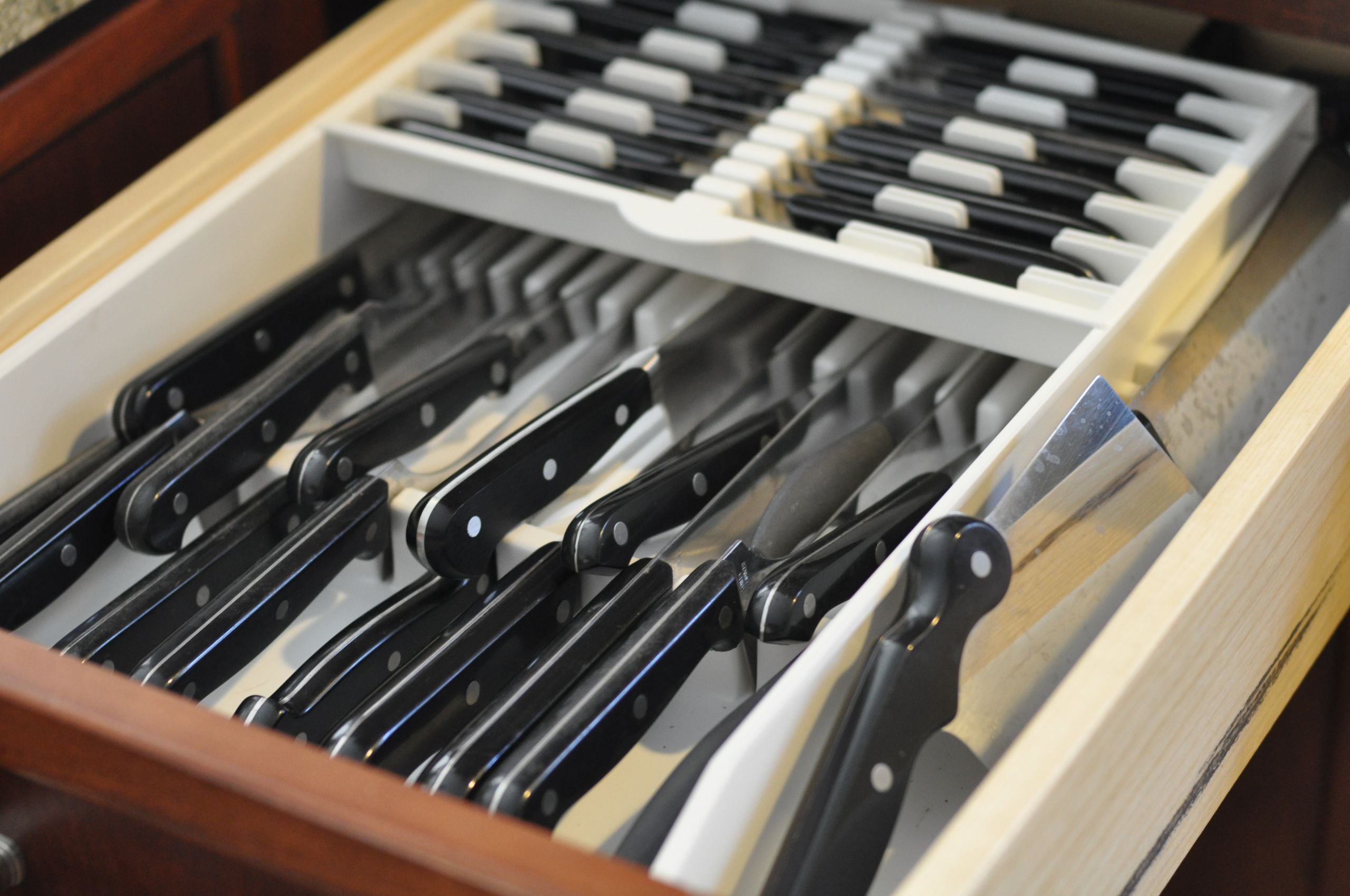 Kitchen Drawer Knife Organizer
 Drawer Storage Turns Me Domestiphobia