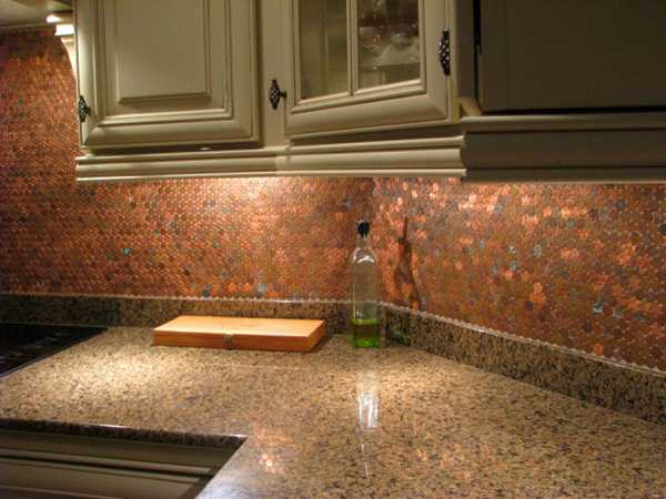 Kitchen Floor Made Of Pennies
 Penny Designs 25 DIY Ideas for Home Decorating with