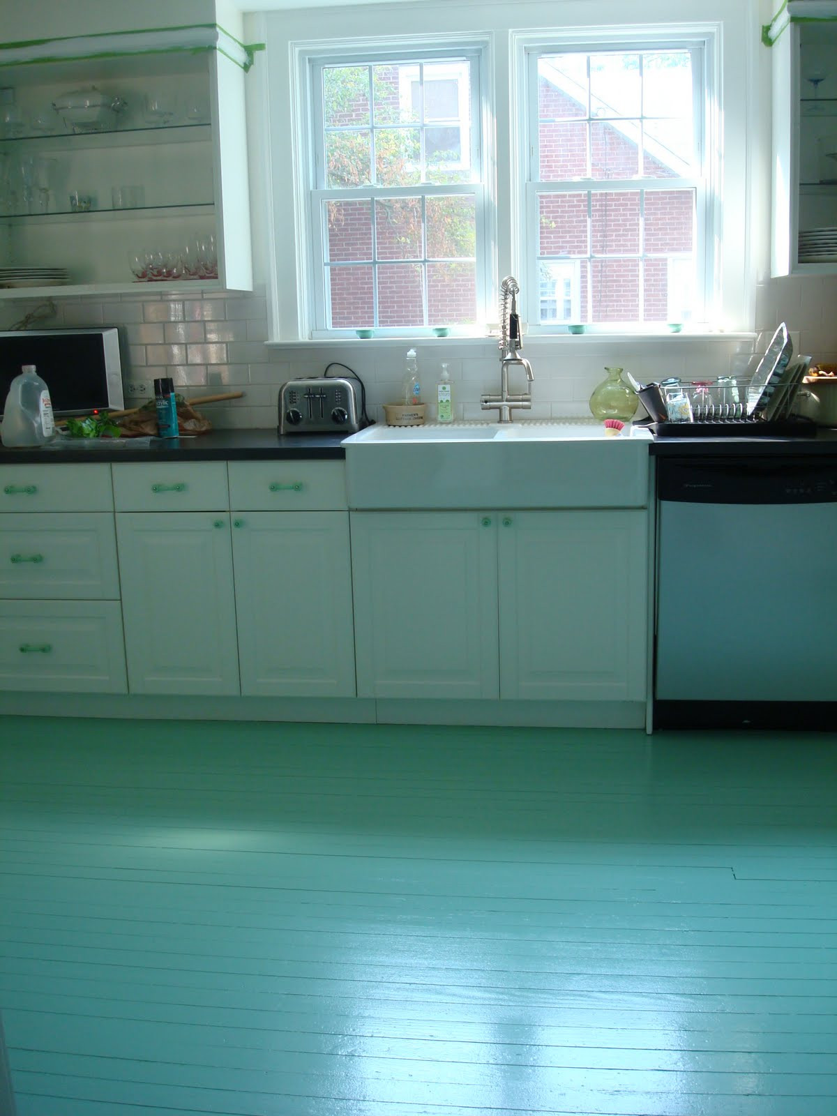 Kitchen Floor Paint Elegant Diy Painted Kitchen Floor for $50 Effortless Style Blog