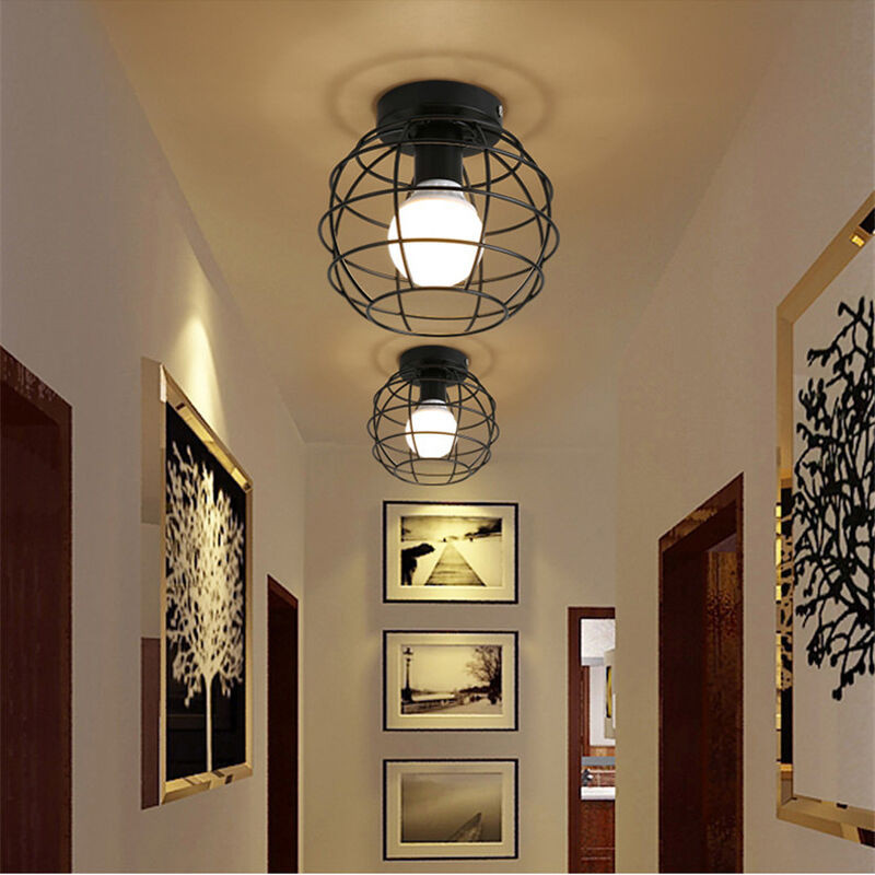 Kitchen Flush Mount Lighting
 Flush Mount Ceiling Lamp Modern Black Pendant Light