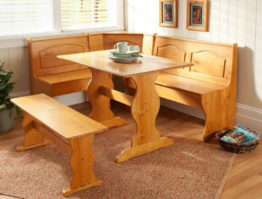 Kitchen Nook Sets With Storage
 Kitchen Nook Corner Dining Breakfast Set Table Bench Chair