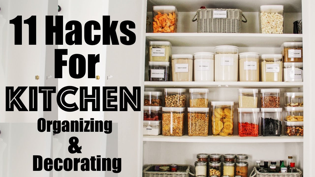 Kitchen Organizing Hacks
 ORGANIZE 11 HACKS to Decorating and Organizing a SMALL