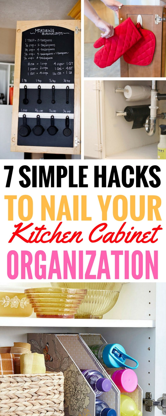 Kitchen Organizing Hacks
 7 Simple Kitchen Cabinet Organization Hacks Proven To Work