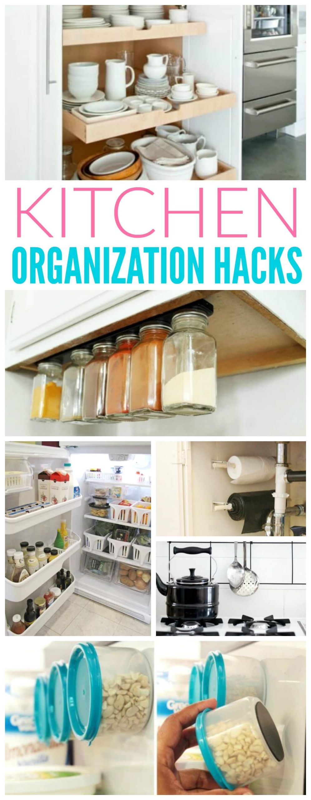 Kitchen Organizing Hacks
 Kitchen Organization Hacks