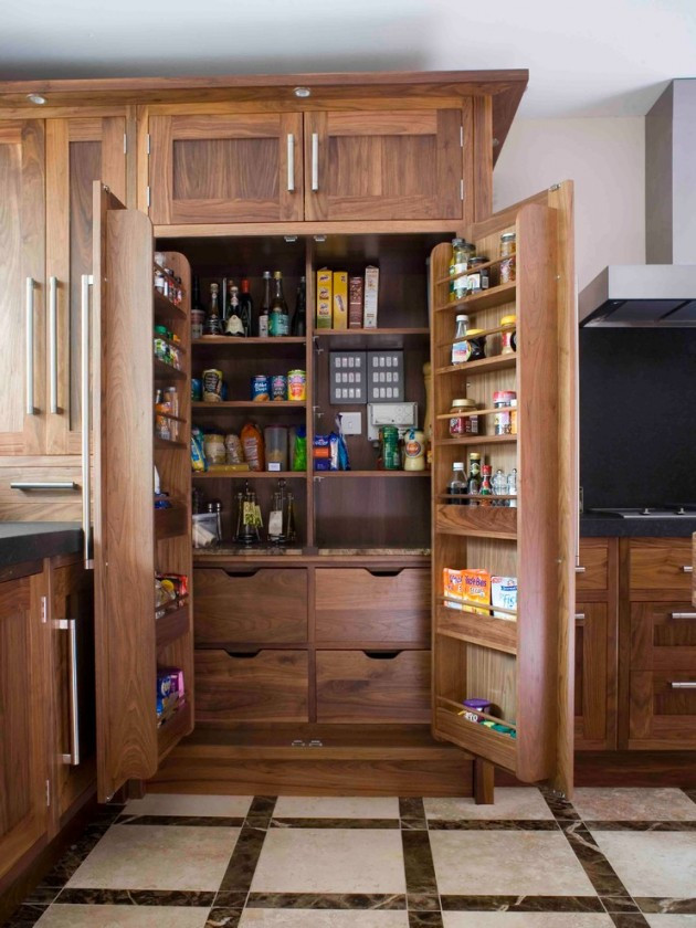 Kitchen Pantry Design Ideas
 15 Handy Kitchen Pantry Designs With A Lot Storage Room