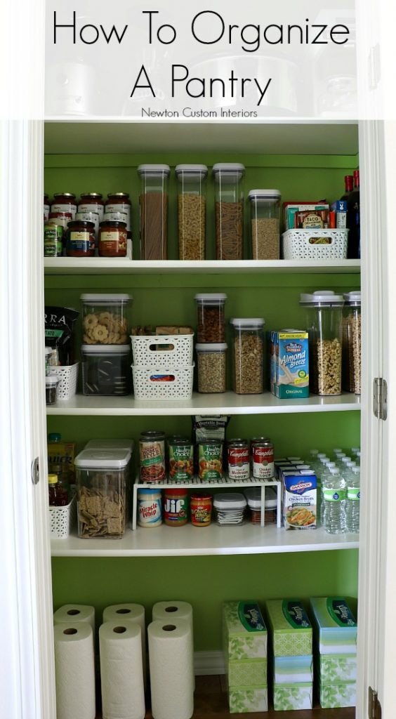 Kitchen Pantry Organize
 How To Organize A Pantry Newton Custom Interiors