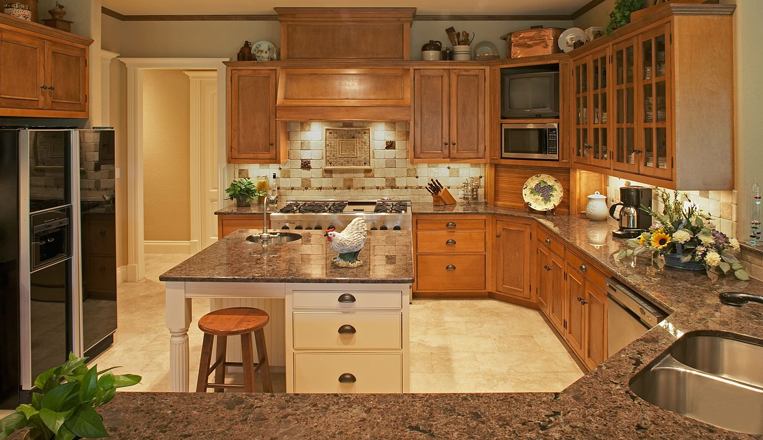Kitchen Remodel Austin
 A beautiful Tuscan Style Gourmet Kitchen by custom home