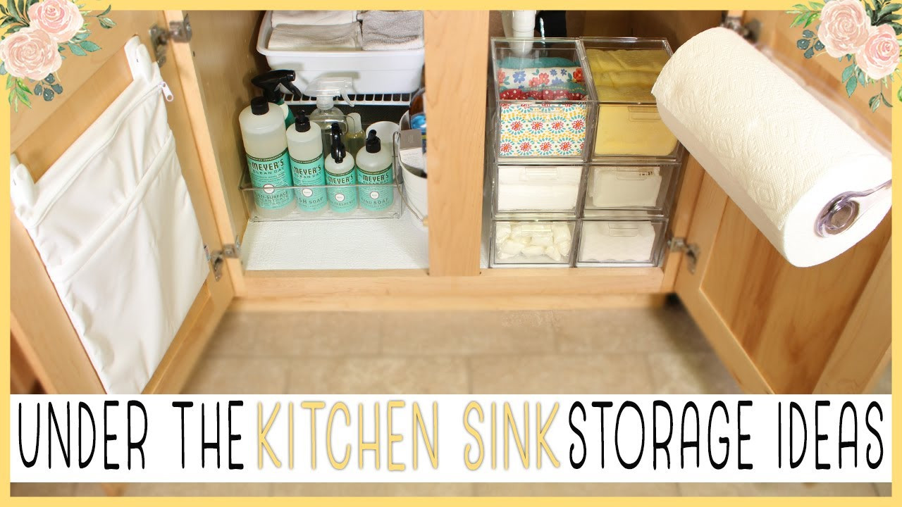 Kitchen Sink organizer Ideas Luxury Under the Kitchen Sink Storage Ideas Shirlee Alicia