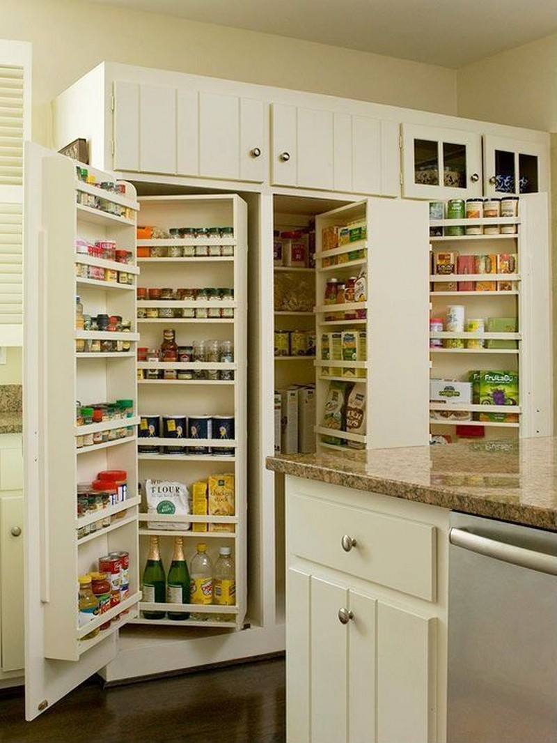 Kitchen Storage Closet
 Pantry Cabinet Ideas
