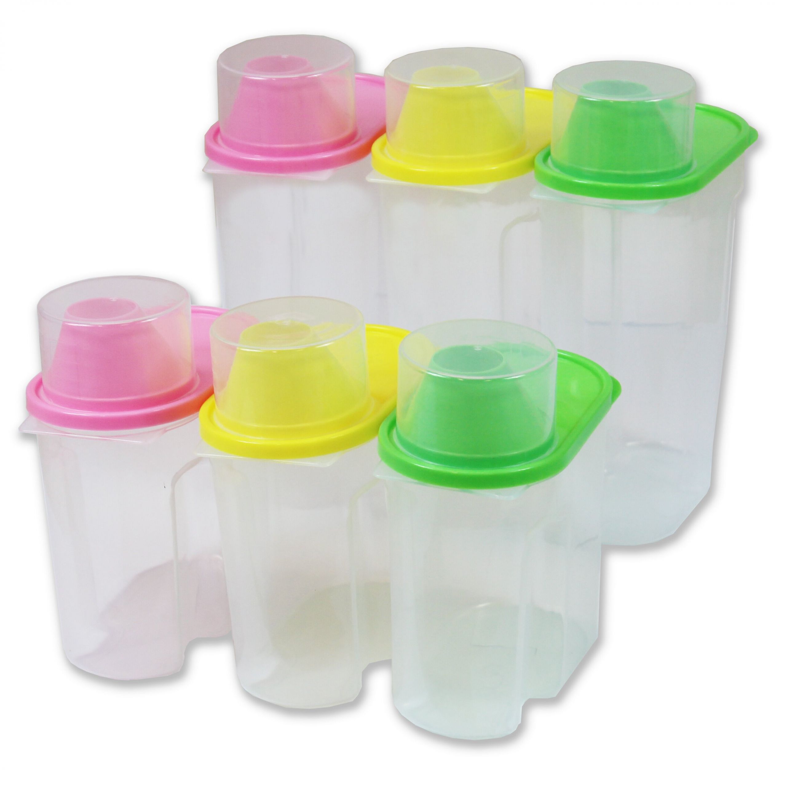 Kitchen Storage Container Sets
 Basicwise Plastic Kitchen Food Saver 12 Piece Food Storage