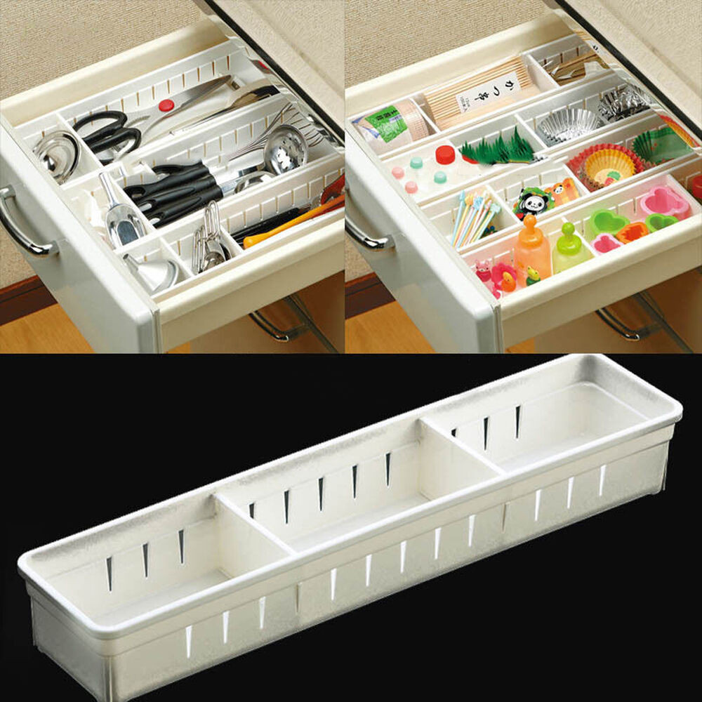 Kitchen Storage Organizer
 Adjustable Drawer Storage Organizer Kitchen Cutlery