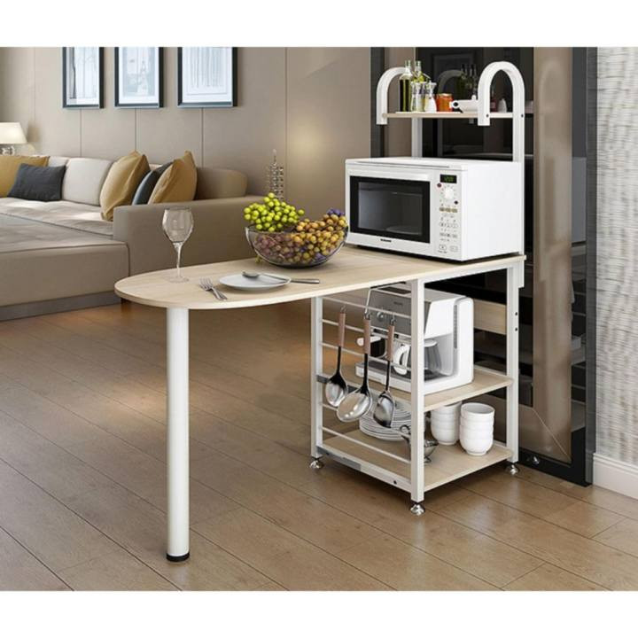 Kitchen Storage Tables
 FOREVER Kitchen Storage Shelves with Table Bar Dining