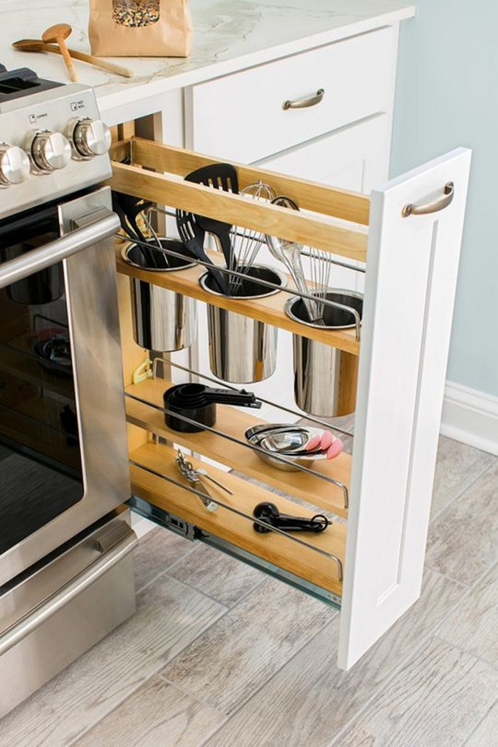 Kitchen Utensil Storage Ideas
 Organize your kitchen utensils with this clever Lazy Susan