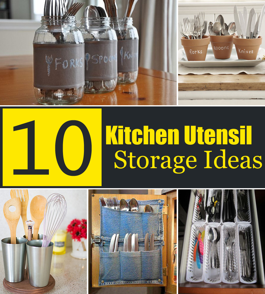 Kitchen Utensils Storage
 10 Creative Kitchen Utensil Storage Ideas
