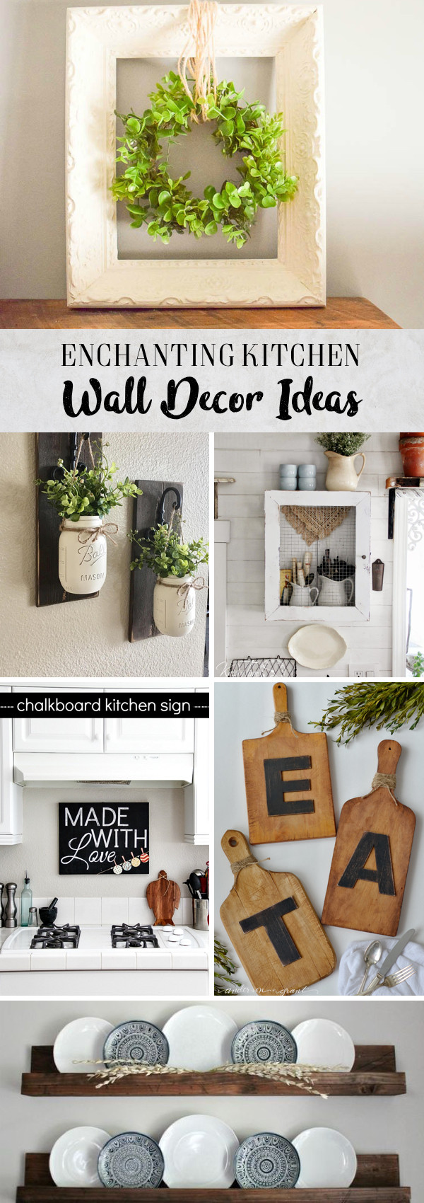 Kitchen Wall Art Ideas
 30 Enchanting Kitchen Wall Decor Ideas That are Oozing