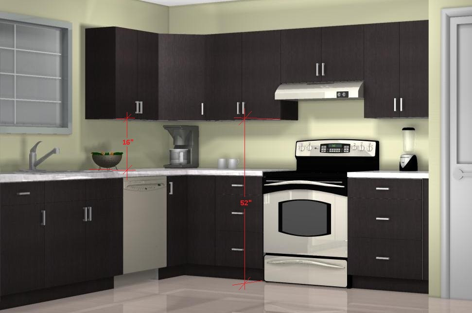 Kitchen Wall Cabinet Size
 What is the optimal kitchen wall cabinet height