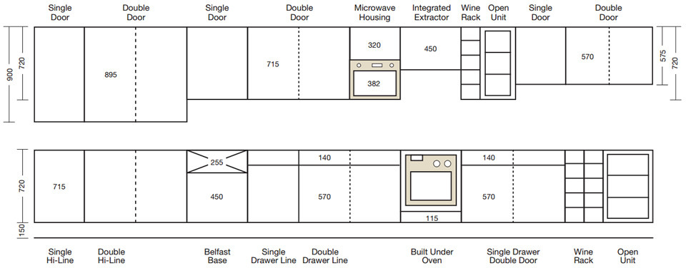 Kitchen Wall Cabinet Size
 Cabinet Sizes Blok Designs Ltd