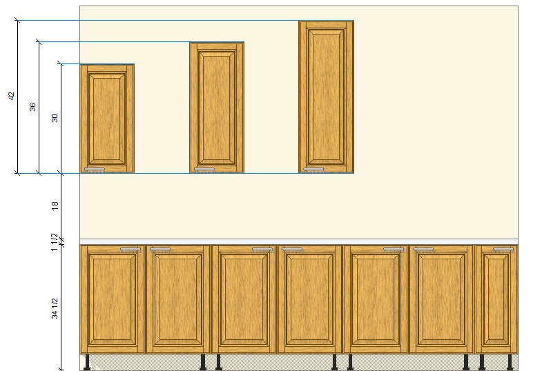 Kitchen Wall Cabinet Size
 Be e Familiar with Kitchen Cabinet Sizes