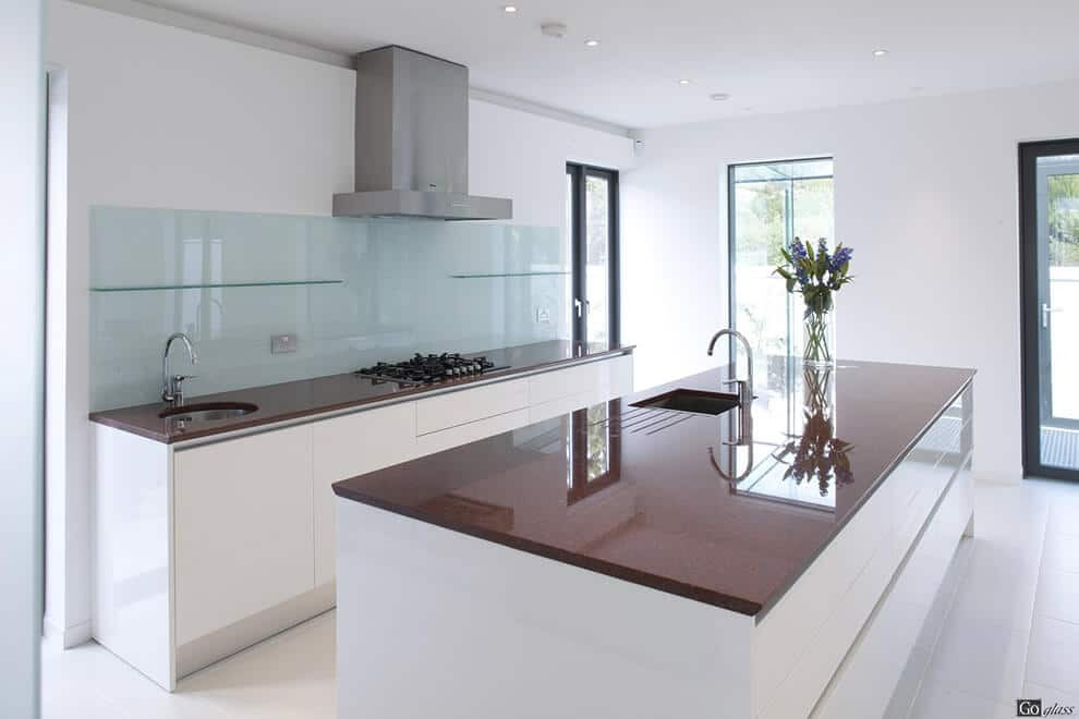 Kitchen Wall Coverings
 Glass Kitchen Wall Coverings in Kent Ream Kitchens