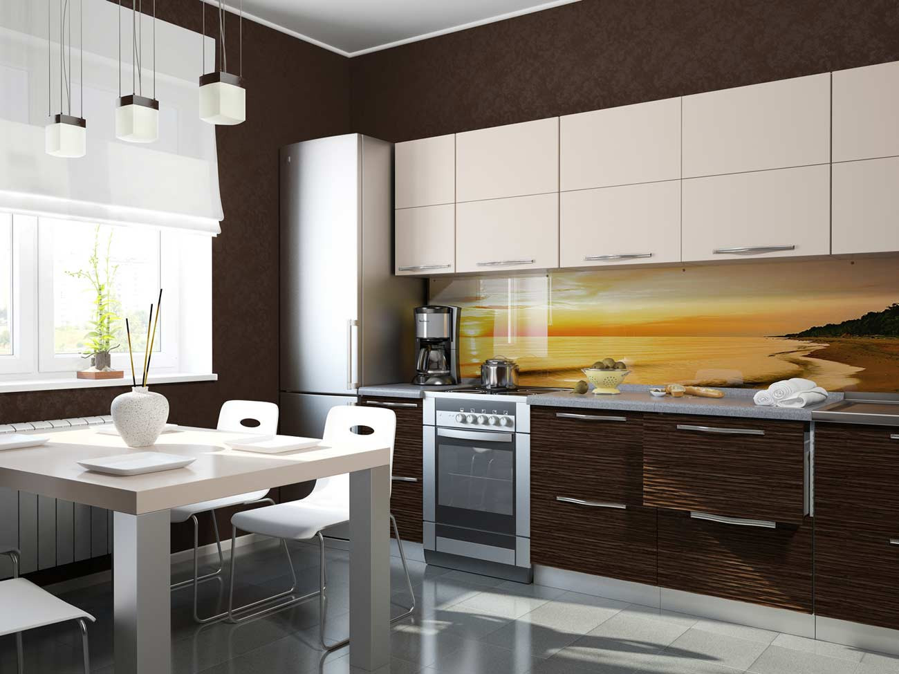 Kitchen Wall Coverings
 Choosing the best kitchen wall panels from different materials