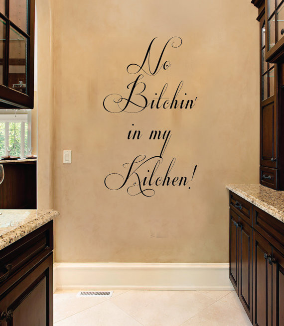 Kitchen Wall Decal Quotes
 funny kitchen wall decals