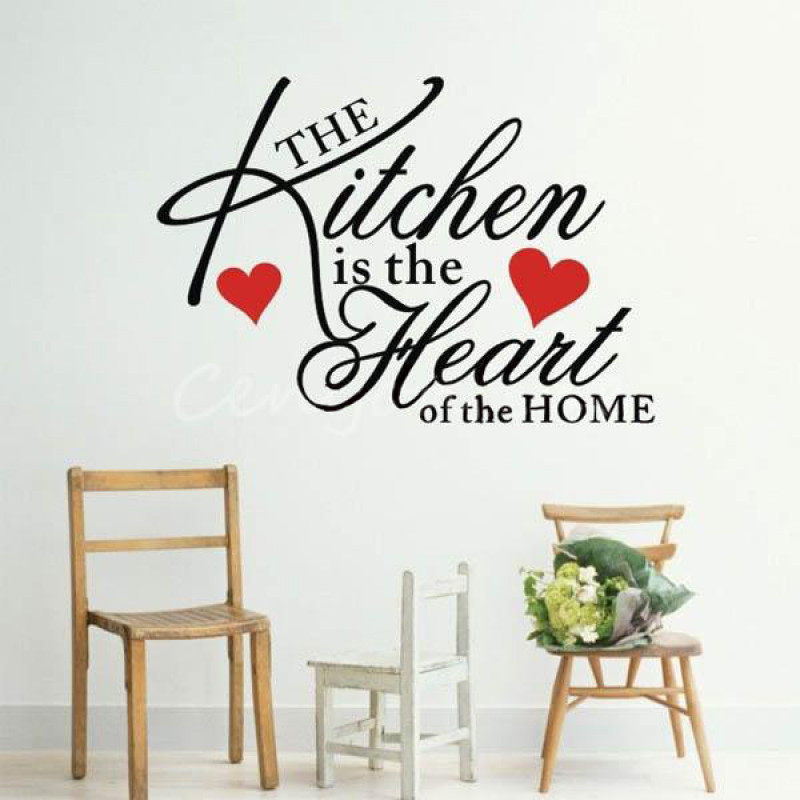 Kitchen Wall Decals Removable
 Buy Decor Removable Kitchen Heart Home Wall Sticker