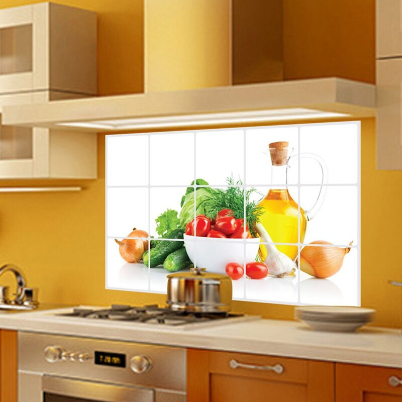 Kitchen Wall Decals Removable
 Kitchen Oilproof Removable Wall Stickers Art Decor Home