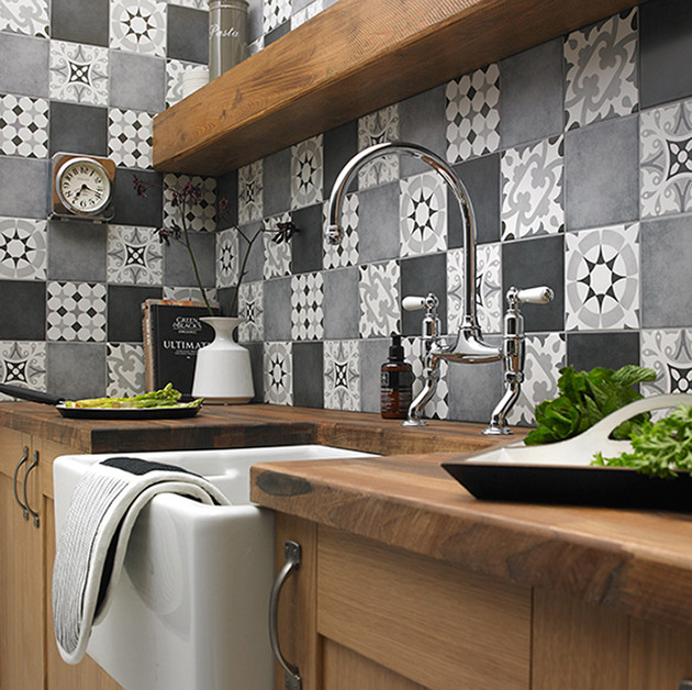 Kitchen Wall Tiles Design Ideas
 Top 15 Patchwork Tile Backsplash Designs for Kitchen