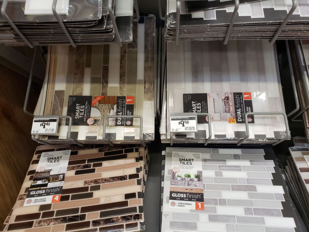 Kitchen Wall Tiles Home Depot
 Up to f Peel & Stick Wall Tiles at Home Depot