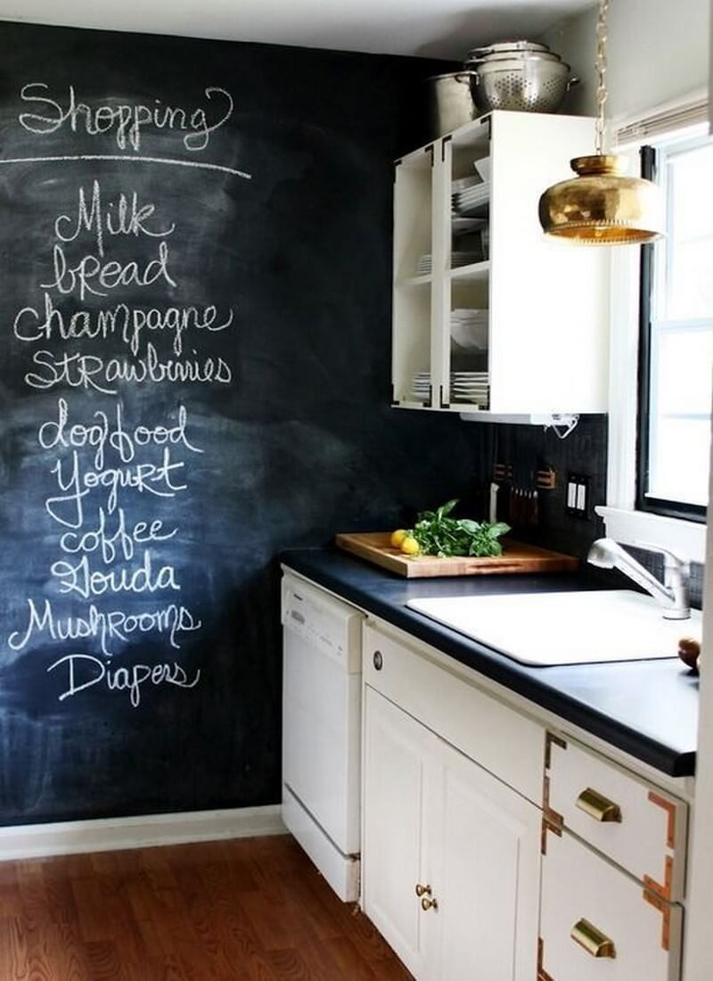 Kitchen Walls Pictures
 9 Super Cool Kitchen Designs with Chalkboard Wall