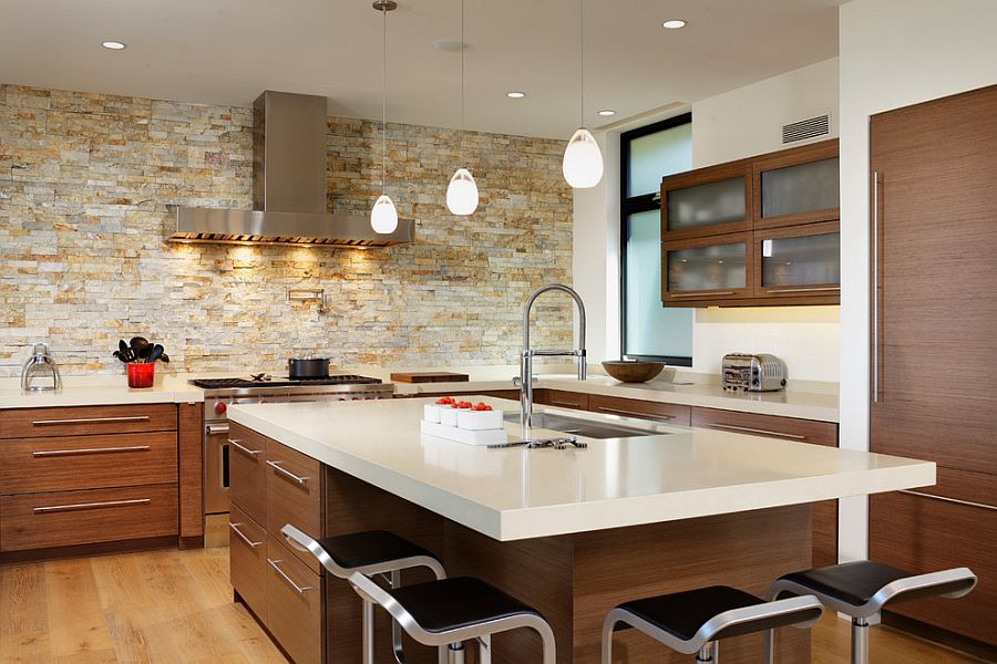 Kitchen Walls Pictures
 30 Inventive Kitchens with Stone Walls
