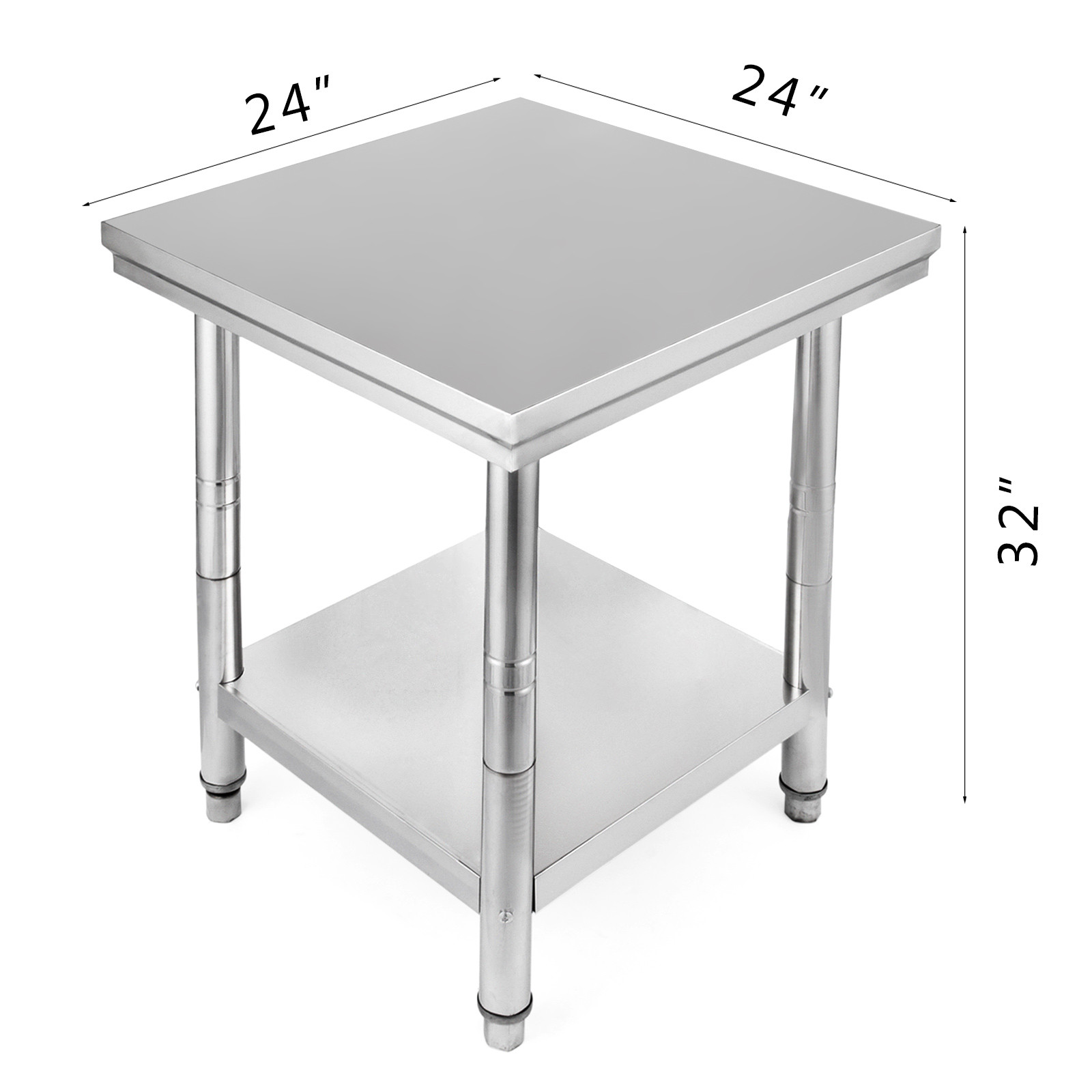 Kitchen Work Tables With Storage
 Work Table Kitchen 60X60 CM mercial Table Stainless
