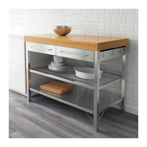 Kitchen Work Tables With Storage
 US Furniture and Home Furnishings